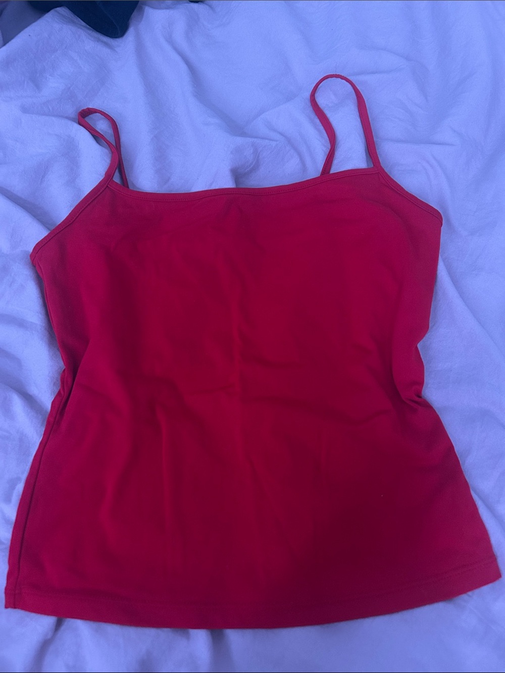 Garage Red Sleek Scoop Cami